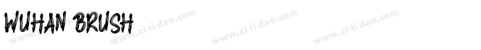 WUHAN BRUSH字体转换